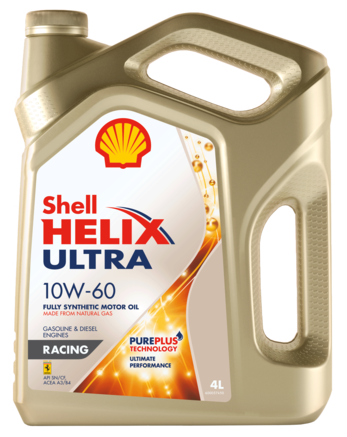 Shell Helix Ultra Racing 10W-60 SN/CF, 4л