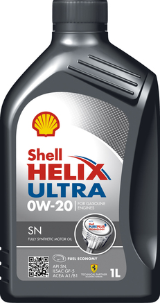 Shell Helix Ultra 0W-20 SN, 1л