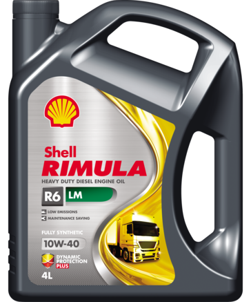 Shell Rimula R6 LM 10W-40 CI-4, 4л