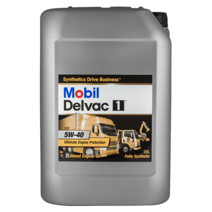 Mobil Delvac 1 5W40, 20л