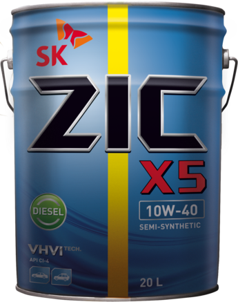 ZIC X5 Diesel CI-4/SL 10W-40, 20л