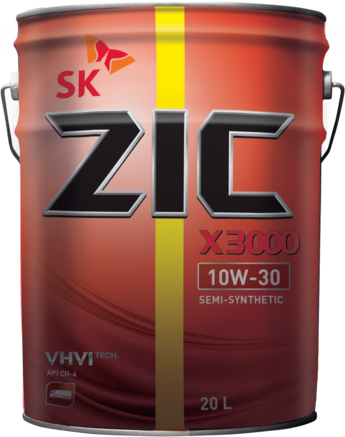 ZIC X3000 CH-4 10W-30, 20л