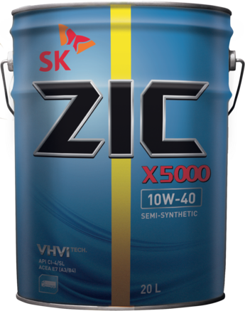 ZIC X5000 CI-4/SL 10W-40, 20л