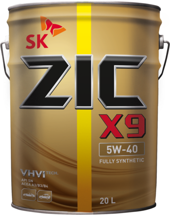 ZIC X9 SN/CF 5W-40, 20л