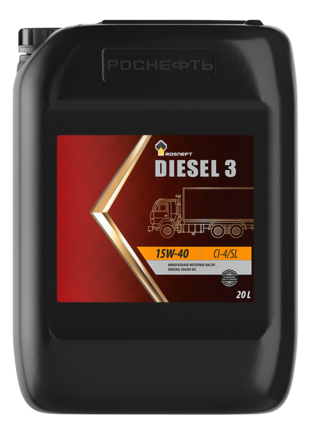 Роснефть Diesel 3 15W-40 CI-4, 20 л